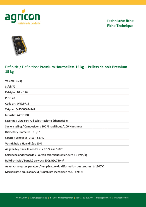 Palette de pellets AGRICON Premium – Image 3